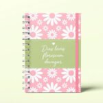 Arquivos Digital Caderno A5 Vida Leve - Rosa e Lilás
