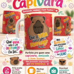 Arquivo Digital Arte Avulsa Caneca Capivara