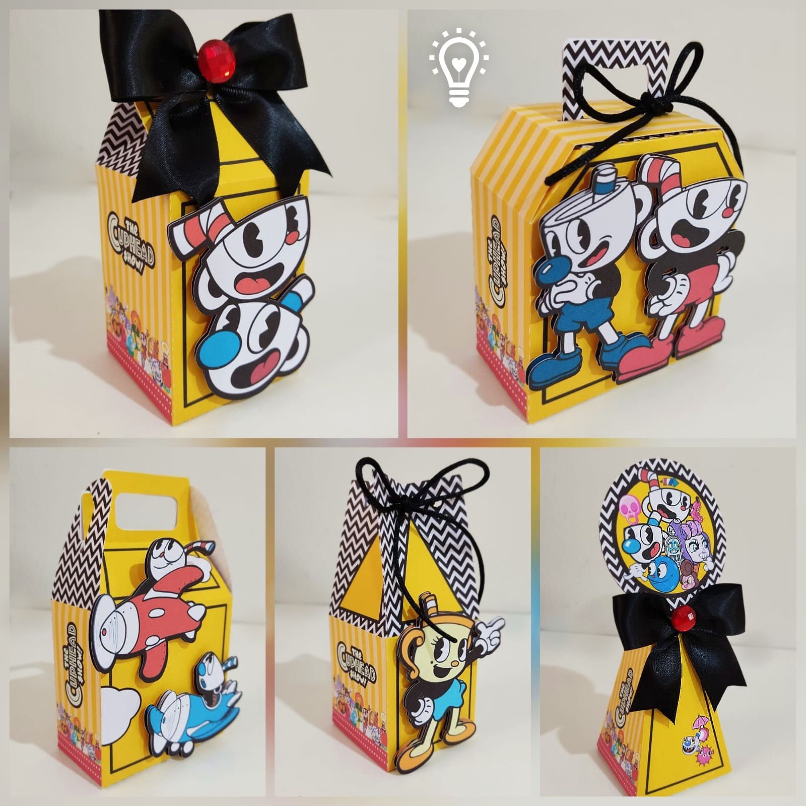 161 - CUPHEAD 1 - Criar BV Arquivo de Corte Kit Festa Cuphead - Imagem 1