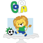 Arquivo de Corte Topo de Bolo Copa Minimalista