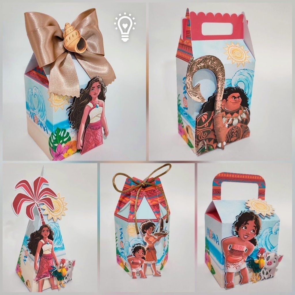 373 - MOANA 2 - Criar BV Arquivo de Corte Kit Festa Moana - Imagem 1