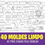Arquivo de Corte 40 Moldes de Caixas