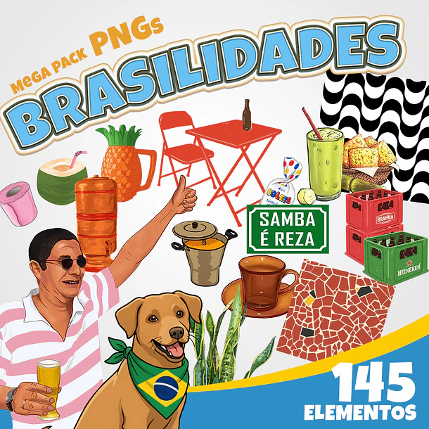 84 - Kit Digital Brasilidades Kit Digital Brasilidades - Imagem 1
