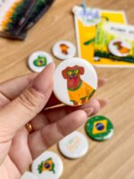ARTES BOTONS BRASIL - Arquivo de Corte - Imagem 6