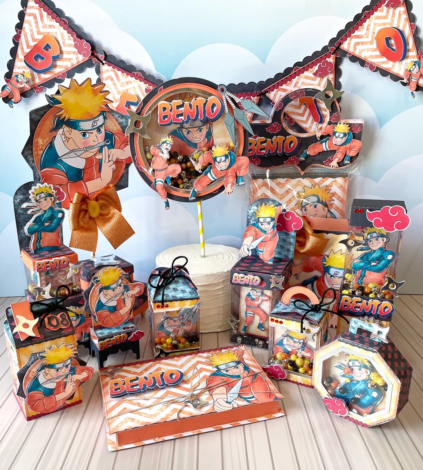 04 - NARUTO Arquivo De Corte Kit Festa NARUTO - Imagem 1