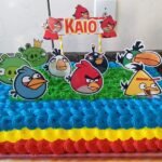 Topo de Bolo - Angry Birds - Arquivo Digital