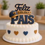 Arquivo De Corte Topo de Bolo Feliz Dia dos Pais