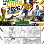 Livro de Colorir Copa 2026 - Arquivo Digital