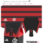 Arquivo De Corte Caixa Camisa Flamengo