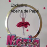 Arquivo de Corte Topo de Bolo Bailarina