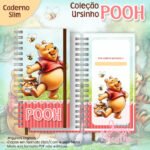 Arquivo Digital Caderno Slim - Coleção Ursinho Pooh