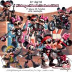 Kit Digital Mickey e Minnie Rock and Roll