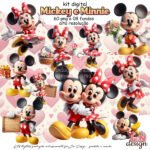 Kit Digital Mickey e Minnie