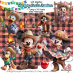 Kit Digital Mickey Festa Junina
