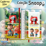 Arquivo Digital Caderno Slim Coleção Snoopy