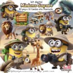 Kit Digital Minions Safari