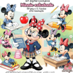 Kit Digital Minnie Estudante