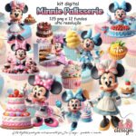 Kit Digital Minnie Pâtisserie