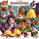 Kit Digital Branca De Neve