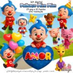 Kit Digital Palhaço Plim Plim