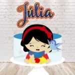 Topo de Bolo - Branca de Neve - Arquivo Digital