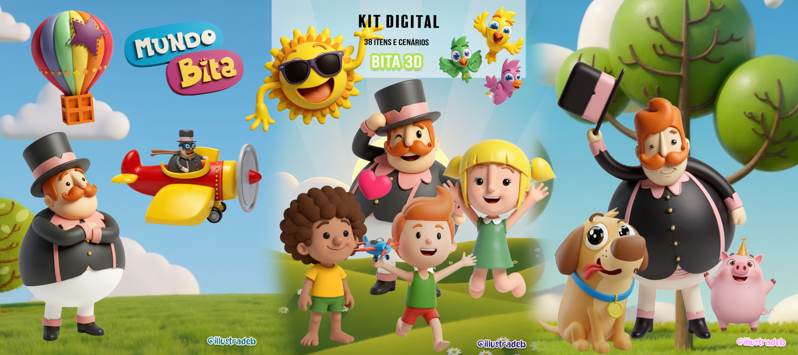 163 - Bita 3D Kit Digital Bita 3D - Imagem 1