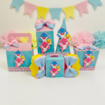 Arquivo de Corte Kit Festa Baby Shark Rosa