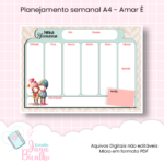 Arquivo Digital Planejamento semanal A4 Amar é
