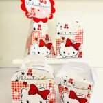 Arquivo de Corte Kit Festa Hello Kitty Vermelha
