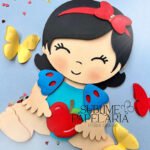 Topo de Bolo - Branca de Neve - Arquivo Digital