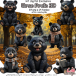 Kit Digital Urso Preto