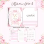 Agenda Alfabeto Floral 2027 - Arquivo Digital