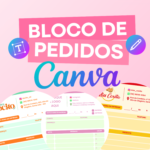 Bloco de Pedidos Editável - Arquivo Digital