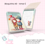Arquivo Digital Capas e Miolo Bloquinho A6 Amar É