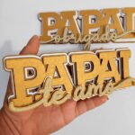 Arquivo De Corte Topo de Bolo Papai Te Amo