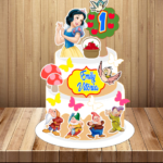 Topo de Bolo - Branca de Neve - Arquivo Digital