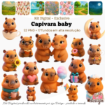 Kit Digital Capivara Baby