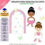 Arquivo de Corte Topo de Bolo Bailarina