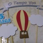 Topo de Bolo - Balão - Arquivo Digital