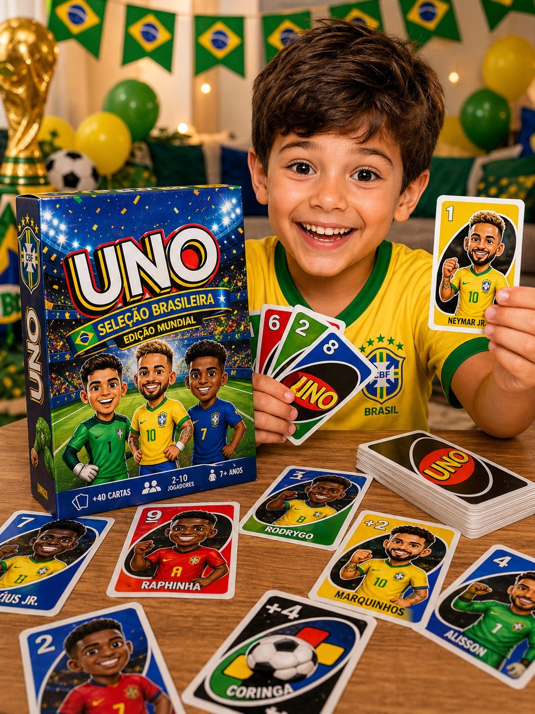 3 - Uno Seleção Brasileira Uno Seleção - Arquivo Digital - Imagem 1