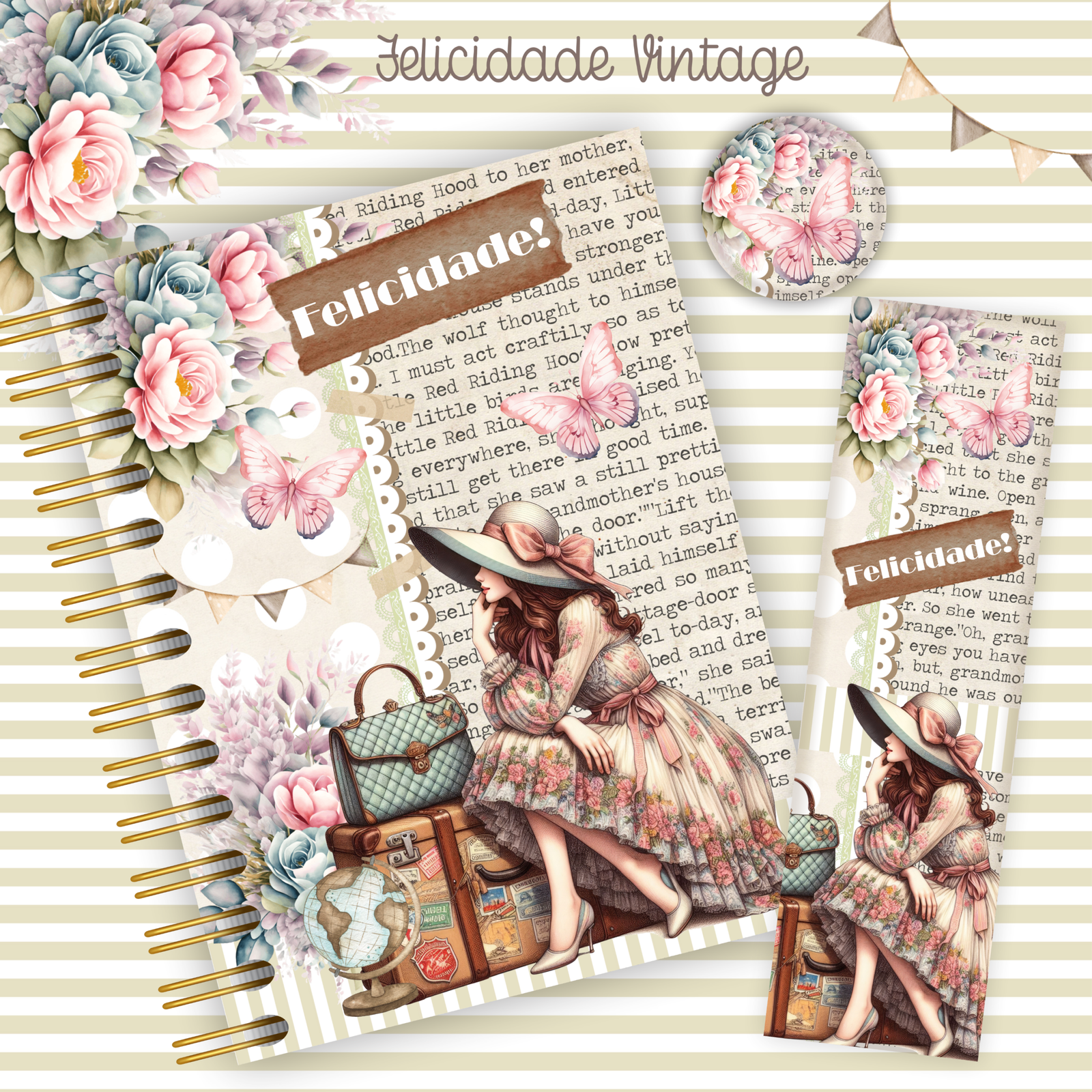 30 - Mini Agenda - Felicidade Arquivo Digital Mini Agenda - Felicidade - Imagem 1