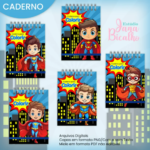 Arquivo Digital Caderno para Colorir - Super Herói N1