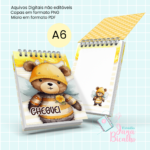 Arquivo Digital Capas e Miolos A6 Abelhinha