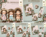 Arquivo Digital Kit Meninas Camponesas