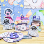 Arquivo de Corte Kit Festa Astronauta Menina