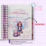 Arquivo Digital Capas e Miolos Caderno A5 Fairy School
