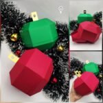 Arquivo De Corte Caixa Bola De Natal