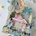 Arquivo de Corte Cake Topper Bluey