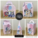 Arquivo de Corte Kit Festa BLUEY MENINA