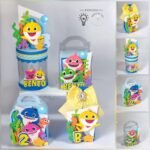 Arquivo De Corte Kit Festa Baby Shark Menino